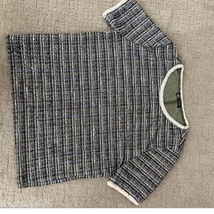 Zara tweed top